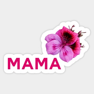 Happy Mothers Day - Mama with Flower Sticker